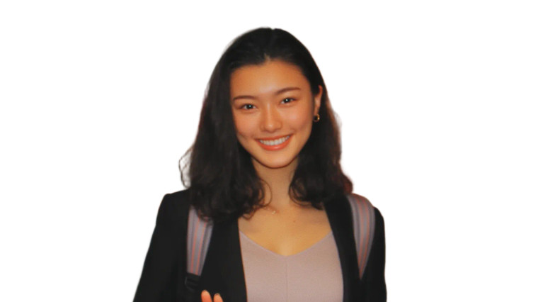 Japanese Schoolgirl Smiling V2 Vinyl Car Decal Sticker – Waterproof & UV-Resistant 8"