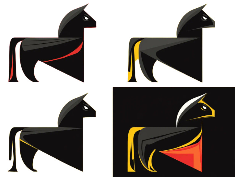 Mythical Vector Logos Vinyl Car Decal Sticker – Waterproof & UV-Resistant 8"