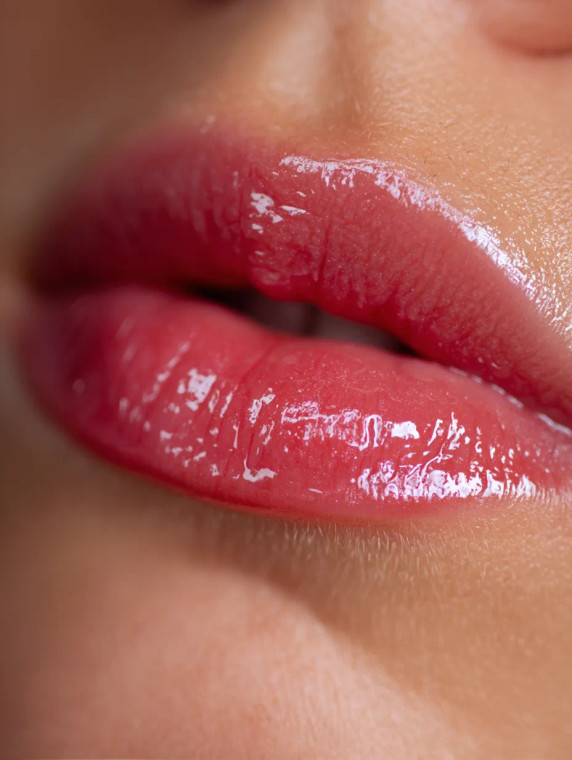Glossy Lips Close-Up V6 Vinyl Car Decal Sticker – Waterproof & UV-Resistant 8"
