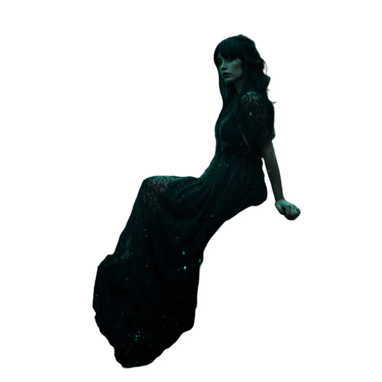 High Priestess Portrait V2 Vinyl Car Decal Sticker – Waterproof & UV-Resistant 8"