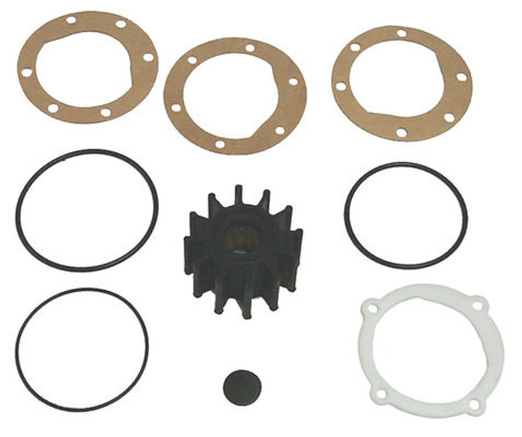 Durable Marine Water Pump Impeller | Fits Volvo Penta Outboard Engines | Neoprene, With Gasket/ O-Ring