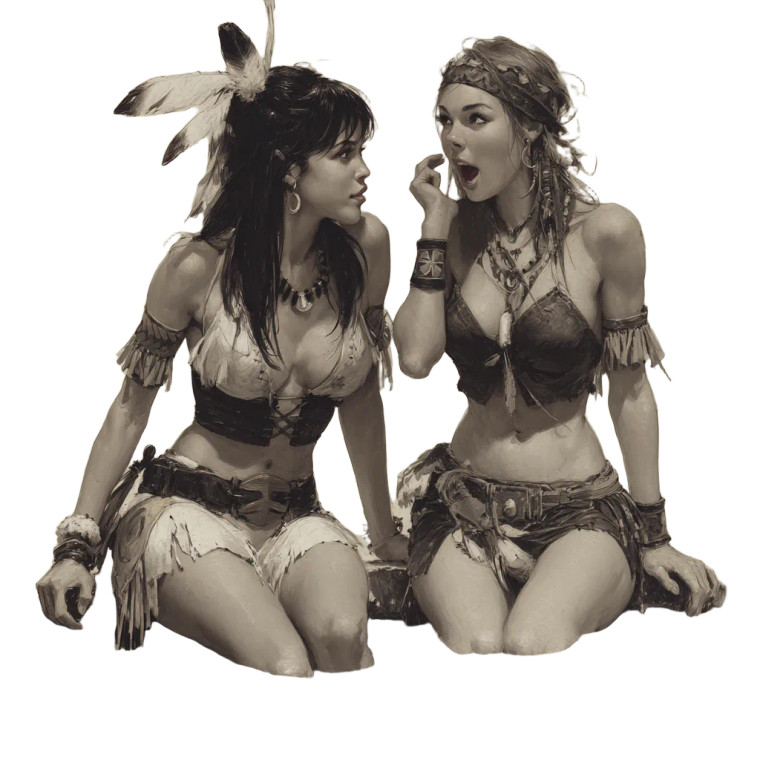 Native American Women V2 Vinyl Car Decal Sticker – Waterproof & UV-Resistant 8"