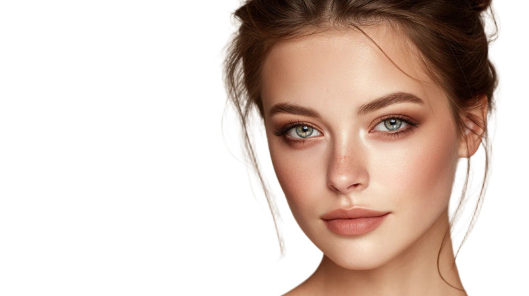 Attractive Woman Portrait V11 Vinyl Car Decal Sticker – Waterproof & UV-Resistant 8"