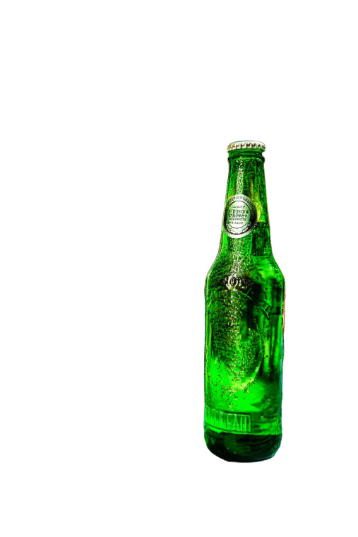 Green Beer Bottle Vinyl Car Decal Sticker – Waterproof & UV-Resistant 8"