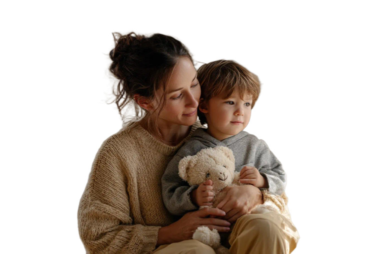 Mother And Child V65 Vinyl Car Decal Sticker – Waterproof & UV-Resistant 8"