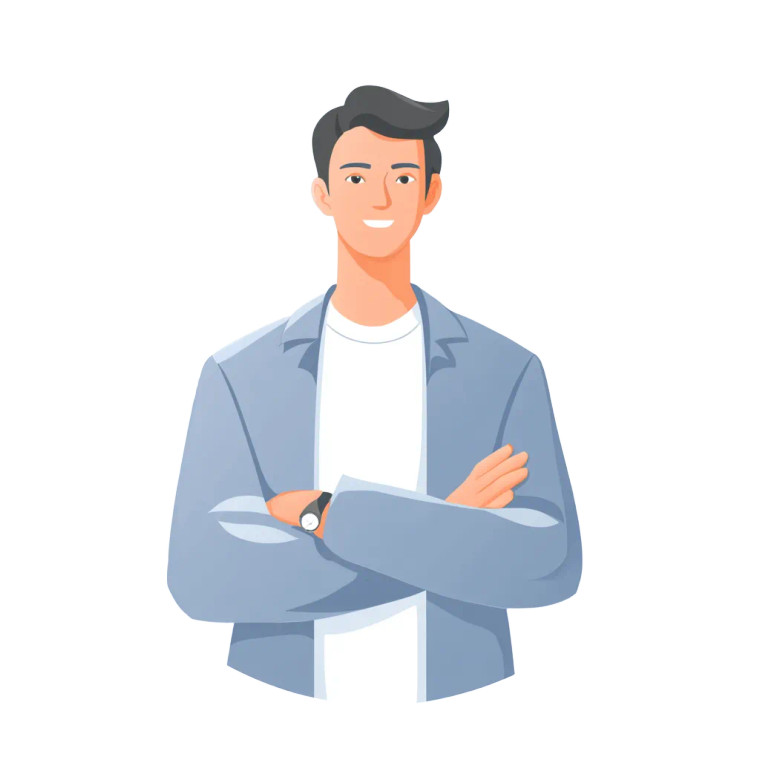 Tech Professional Illustration Vinyl Car Decal Sticker – Waterproof & UV-Resistant 8"