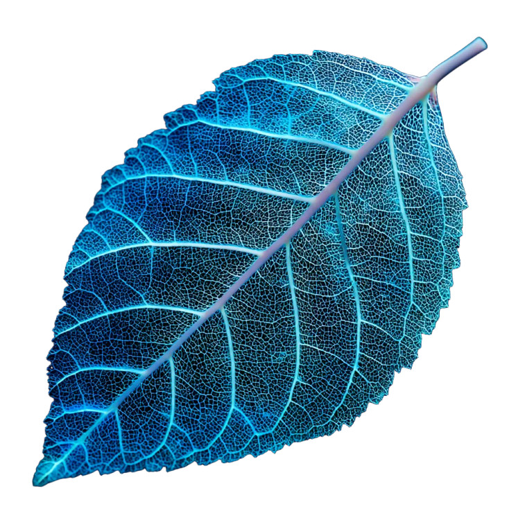 Glowing Leaf Veins Vinyl Car Decal Sticker – Waterproof & UV-Resistant 8"
