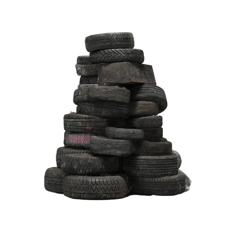 Stack Of Tires V2 Vinyl Car Decal Sticker – Waterproof & UV-Resistant 8"