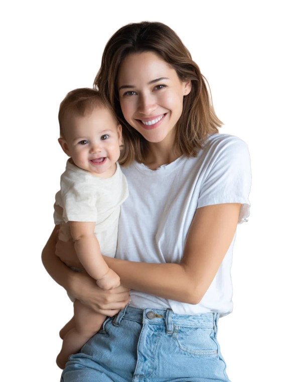 Mother And Baby V35 Vinyl Car Decal Sticker – Waterproof & UV-Resistant 8"