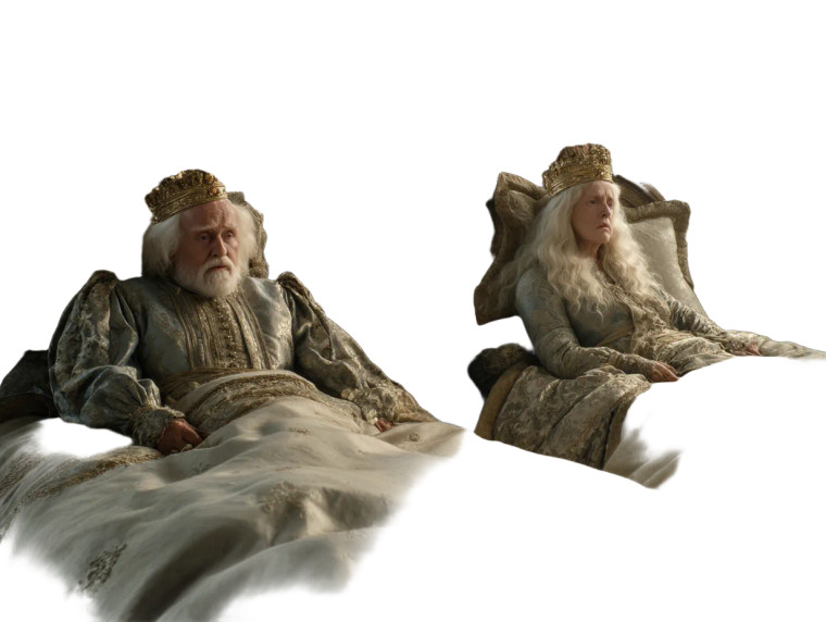 Royal Bedroom Scene Vinyl Car Decal Sticker – Waterproof & UV-Resistant 