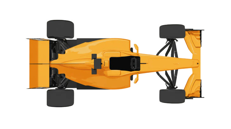 F1 Car Vector Vinyl Car Decal Sticker – Waterproof & UV-Resistant 