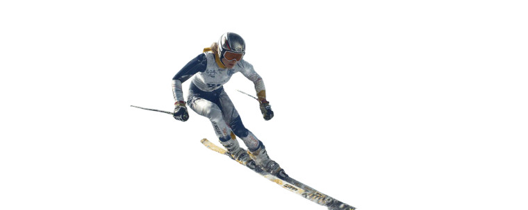 Professional Skier Racing Vinyl Car Decal Sticker – Waterproof & UV-Resistant 