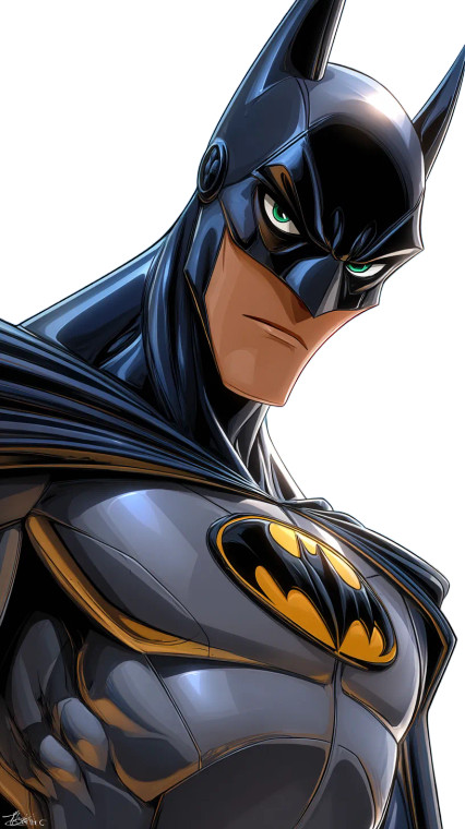 Batman Close-Up Vinyl Car Decal Sticker – Waterproof & UV-Resistant 