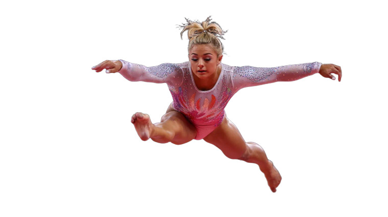Powerful Gymnast Performance Vinyl Car Decal Sticker – Waterproof & UV-Resistant 