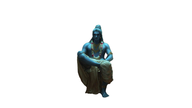 Lord Rama Throne Vinyl Car Decal Sticker – Waterproof & UV-Resistant 