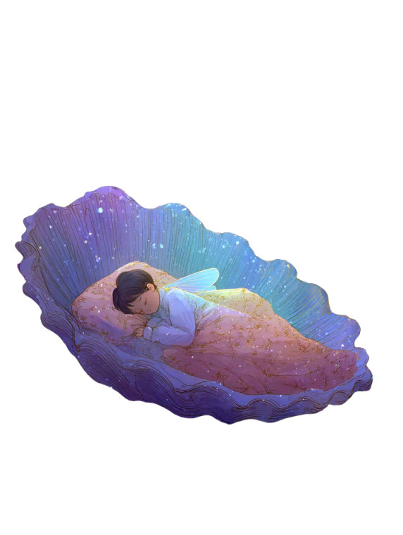 Sleeping Angel V3 Vinyl Car Decal Sticker – Waterproof & UV-Resistant 