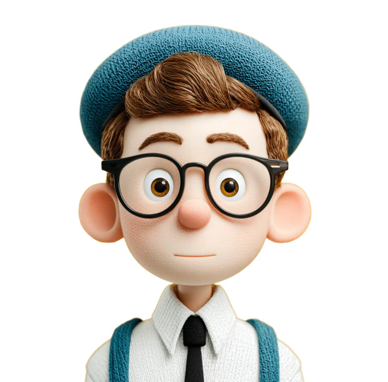 Pixar-Style Avatar Vinyl Car Decal Sticker – Waterproof & UV-Resistant 