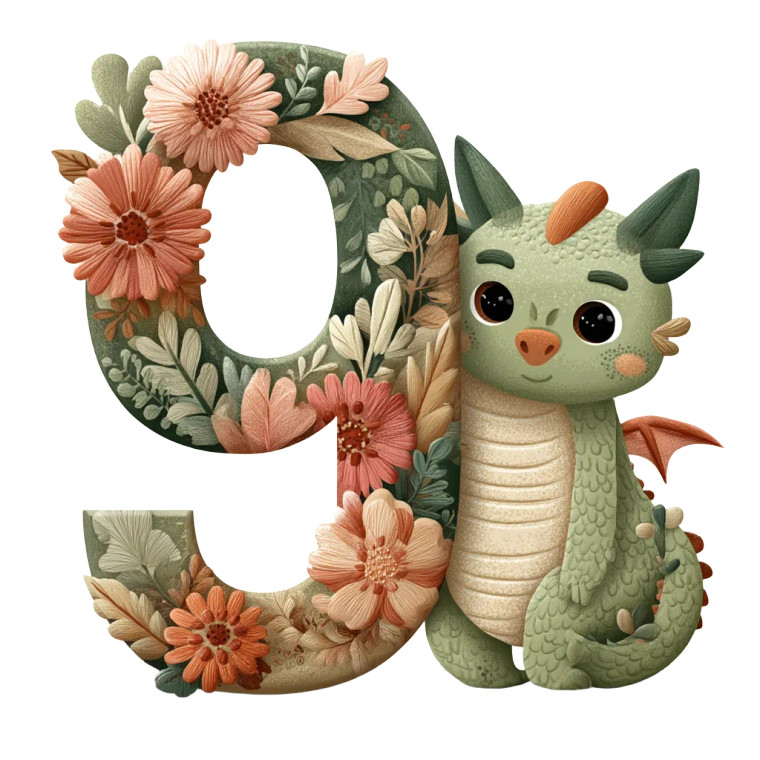 Chibi Nature Dragon Vinyl Car Decal Sticker – Waterproof & UV-Resistant 