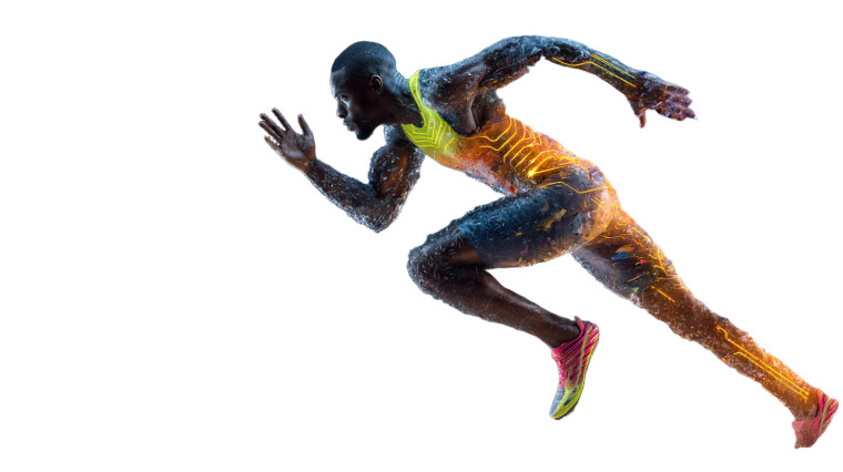 Futuristic Sprinter Vinyl Car Decal Sticker – Waterproof & UV-Resistant 