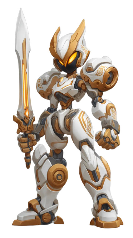 Heroic Mech-Warrior Vinyl Car Decal Sticker – Waterproof & UV-Resistant 