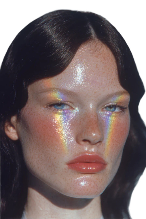 Rainbow Tears Woman V3 Vinyl Car Decal Sticker – Waterproof & UV-Resistant 