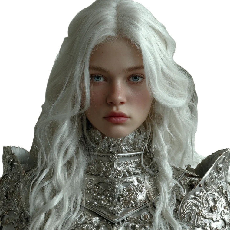 Silver Angel Girl Vinyl Car Decal Sticker – Waterproof & UV-Resistant 