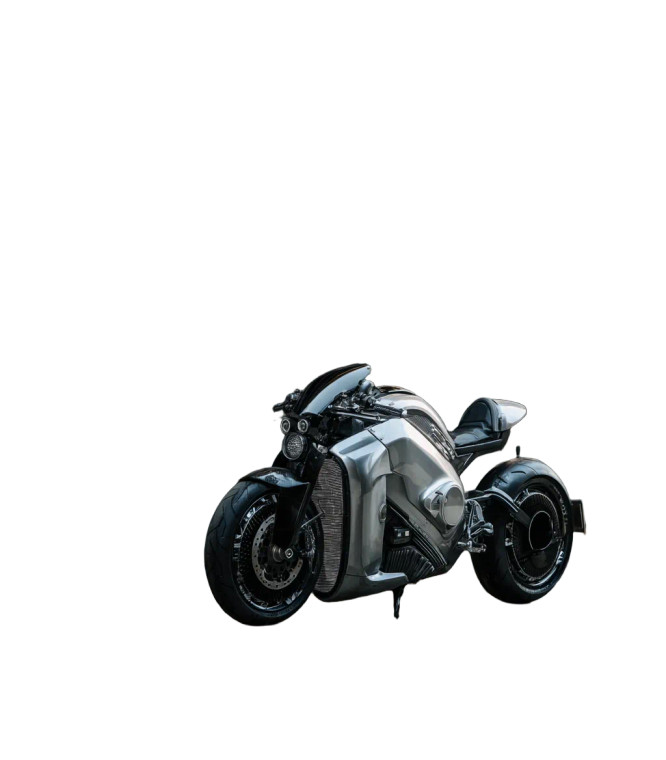 Futuristic Motorcycle V3 Vinyl Car Decal Sticker – Waterproof & UV-Resistant 