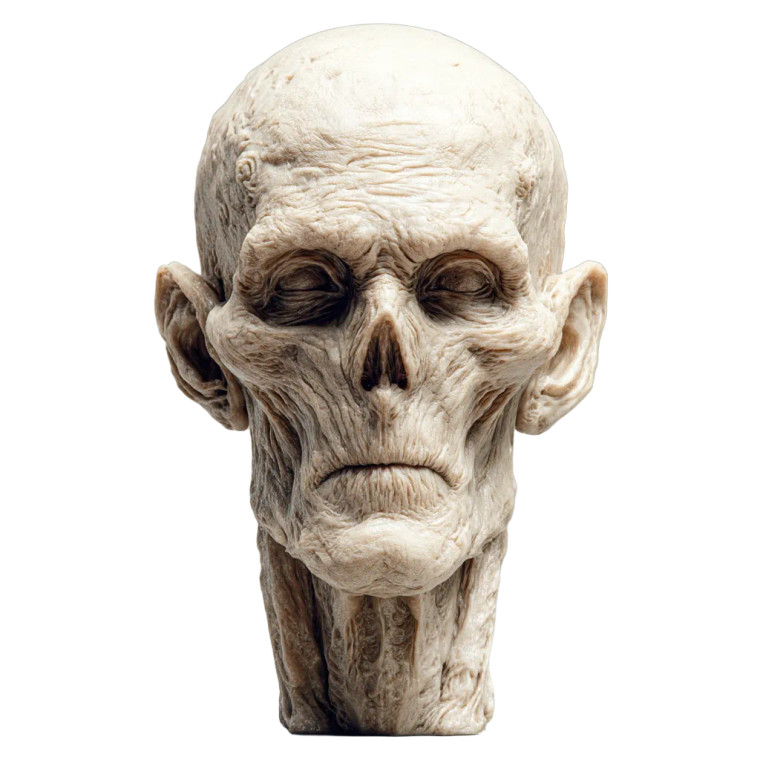 Zombie Head Vinyl Car Decal Sticker – Waterproof & UV-Resistant 