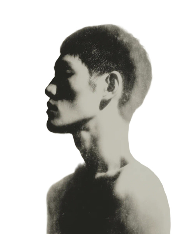 Asian Man Silhouette Vinyl Car Decal Sticker – Waterproof & UV-Resistant 