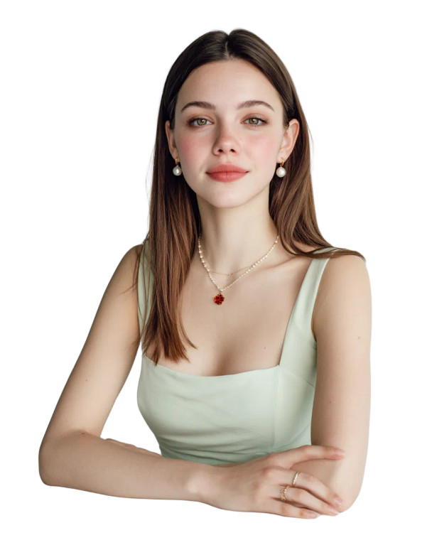 Elegant Young Woman V30 Vinyl Car Decal Sticker – Waterproof & UV-Resistant 