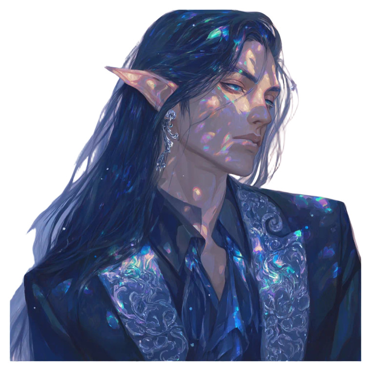 Elven Prince V2 Vinyl Car Decal Sticker – Waterproof & UV-Resistant 