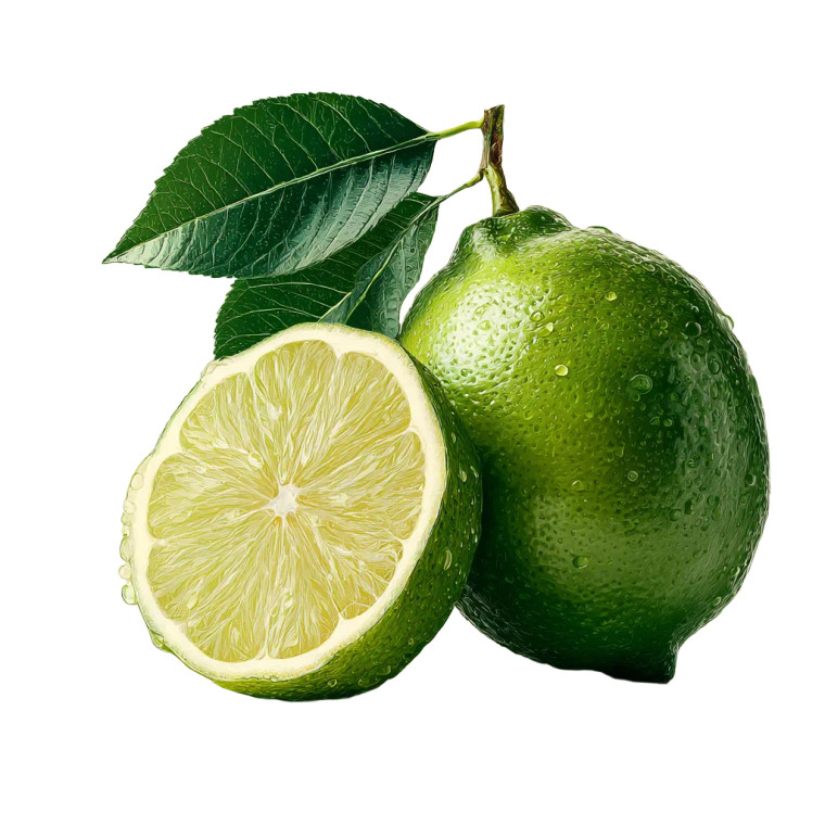 Fresh Green Lemon Vinyl Car Decal Sticker – Waterproof & UV-Resistant 