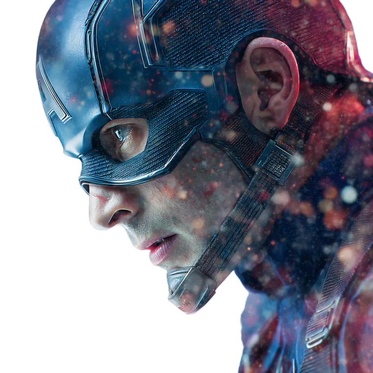 Captain America Vinyl Car Decal Sticker – Waterproof & UV-Resistant 