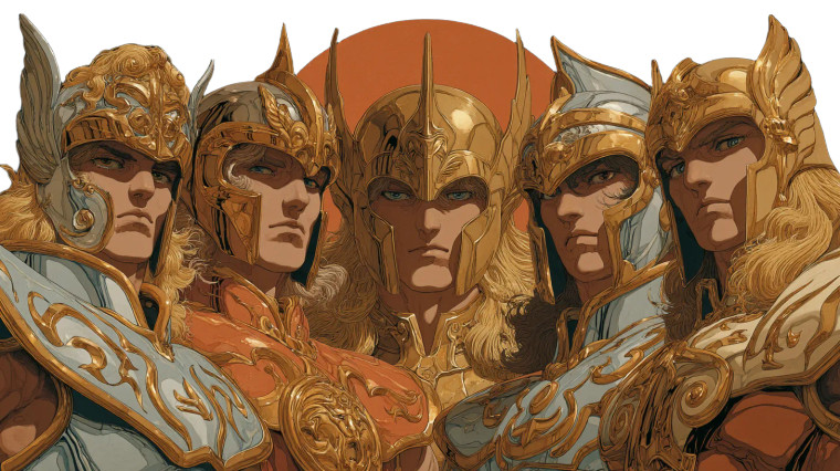 Mythic Constellation Warriors Vinyl Car Decal Sticker – Waterproof & UV-Resistant 