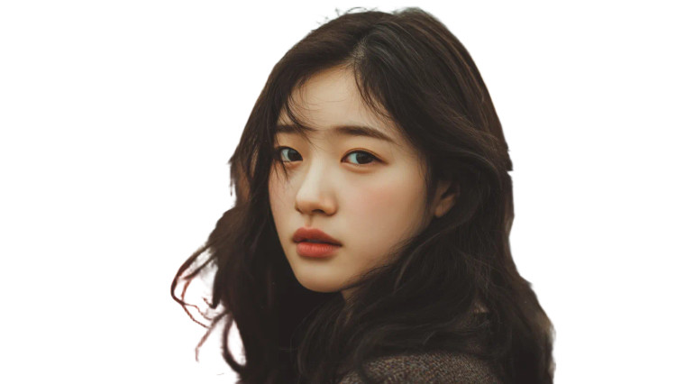 Beautiful Korean Female Vinyl Car Decal Sticker – Waterproof & UV-Resistant 