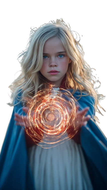 Magic Sigil Girl Vinyl Car Decal Sticker – Waterproof & UV-Resistant 