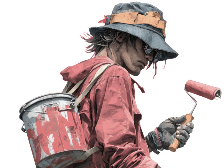 Graffiti Artist Vinyl Car Decal Sticker – Waterproof & UV-Resistant 