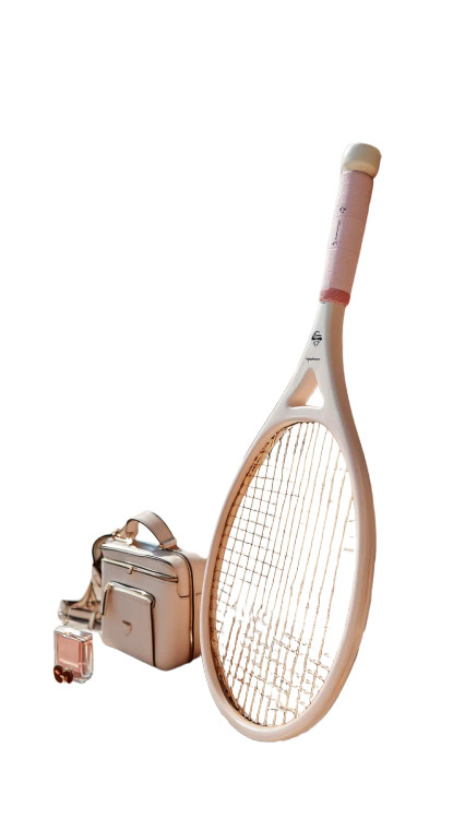 Vintage Tennis Racket Vinyl Car Decal Sticker – Waterproof & UV-Resistant 