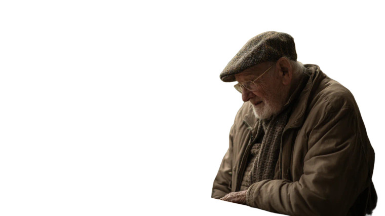 Elderly Chess Players Vinyl Car Decal Sticker – Waterproof & UV-Resistant 