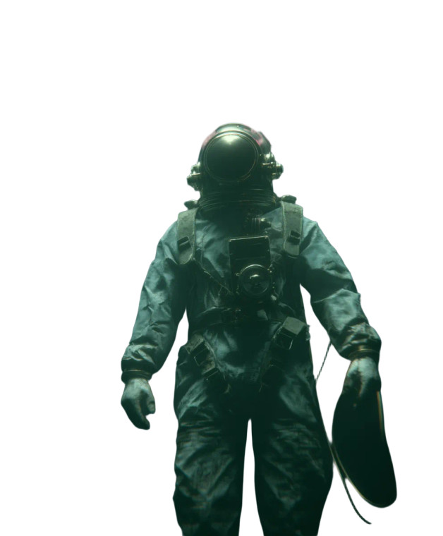 Diver With Butterflies Vinyl Car Decal Sticker – Waterproof & UV-Resistant 