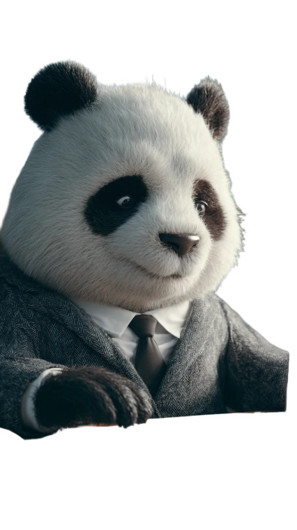 Panda Ceo Vinyl Car Decal Sticker – Waterproof & UV-Resistant 