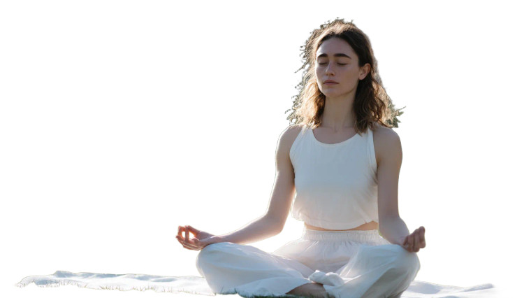 Yoga Morning V4 Vinyl Car Decal Sticker – Waterproof & UV-Resistant 