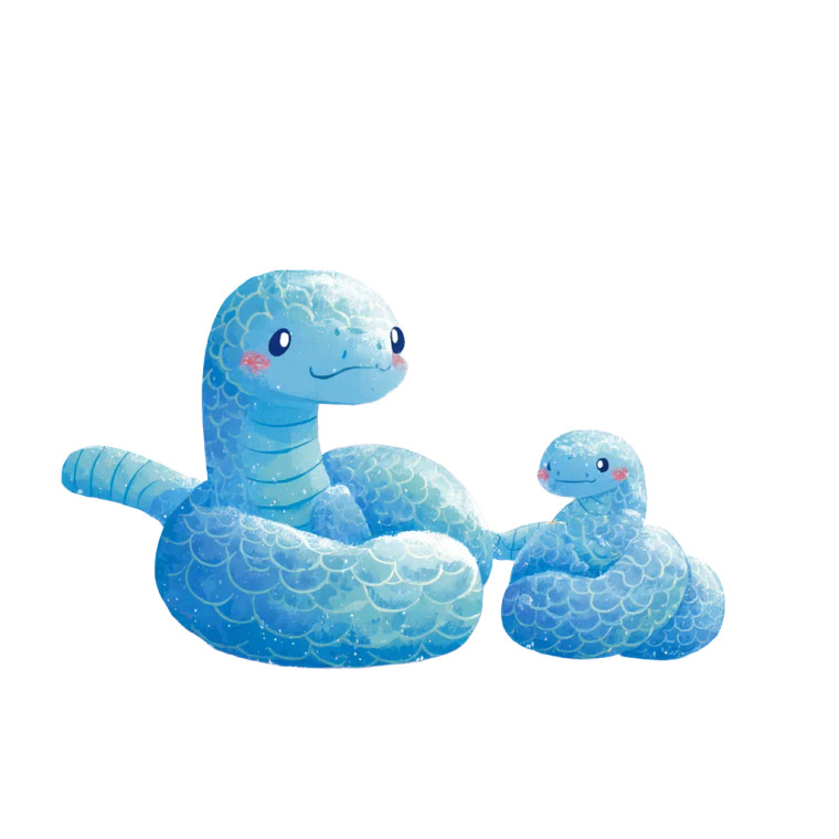 Cartoon Snake Year Vinyl Car Decal Sticker – Waterproof & UV-Resistant 