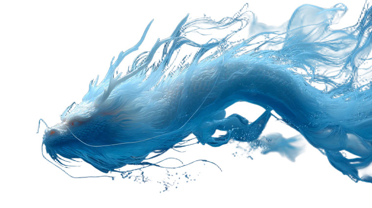 White Chinese Dragon Vinyl Car Decal Sticker – Waterproof & UV-Resistant 