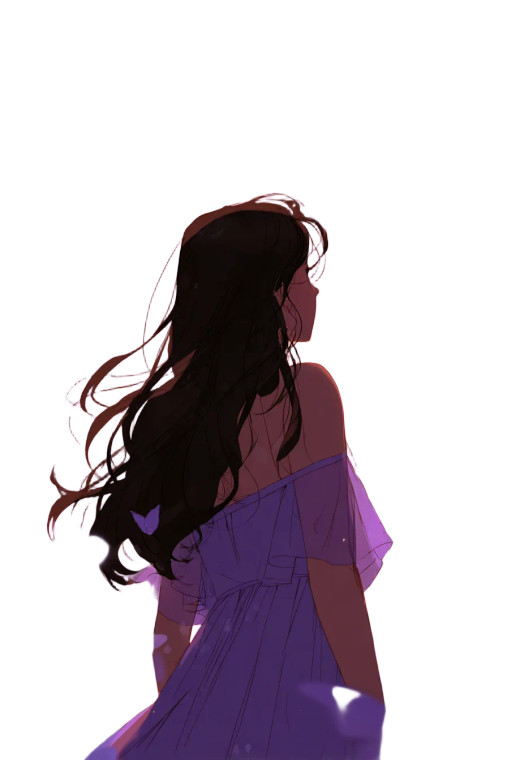 Dreamy Anime Girl V12 Vinyl Car Decal Sticker – Waterproof & UV-Resistant 