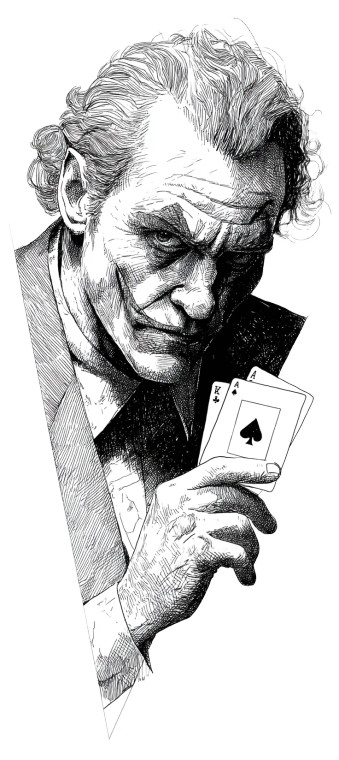 Joker Tattoo Design V7 Vinyl Car Decal Sticker – Waterproof & UV-Resistant 