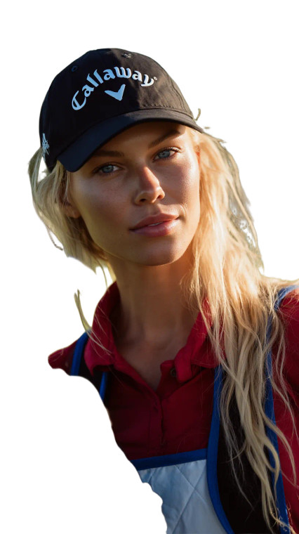 Golfer With Bag Vinyl Car Decal Sticker – Waterproof & UV-Resistant 