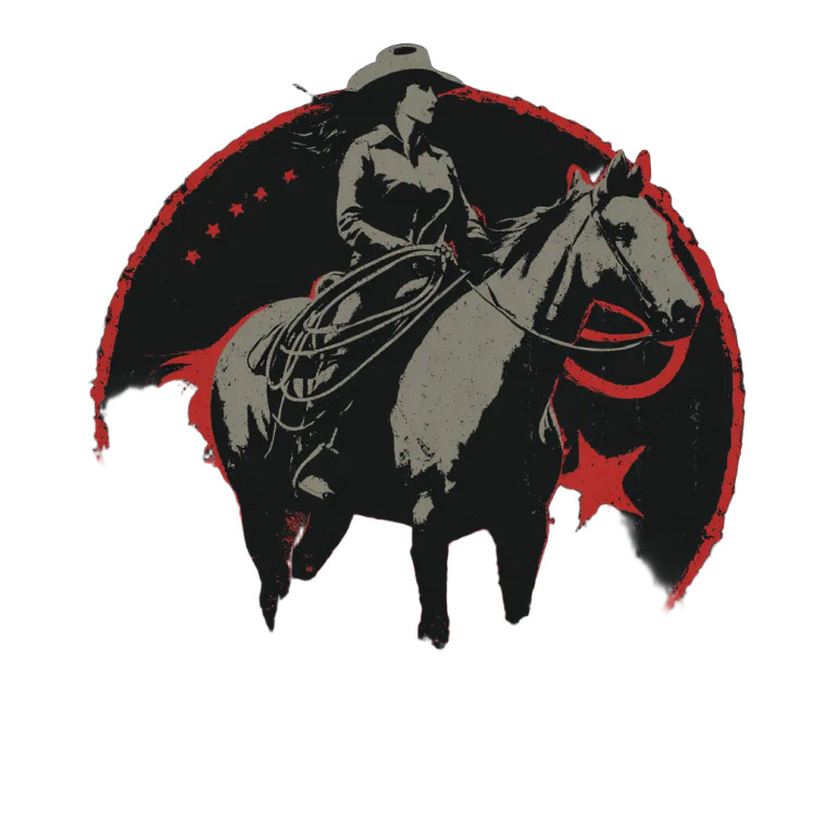 Cowgirl And Horse V2 Vinyl Car Decal Sticker – Waterproof & UV-Resistant 