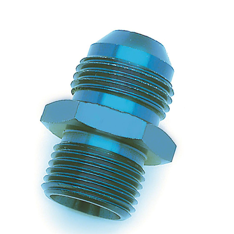 High Performance -6AN to 14mm Metric Adapter Fitting | Blue Aluminum | Leak Proof Seal | USA Made