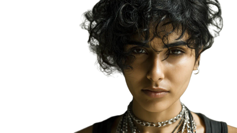 Pakistani Girl Portrait Vinyl Car Decal Sticker – Waterproof & UV-Resistant 